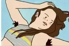 为什么女生也长腋毛？那能不能剃呢？看完再做决定吧！图片