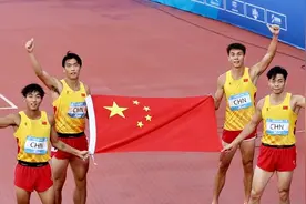 专访4x100米中国男子队：千分之六秒逆转，跑出属于四川的加速度！图片