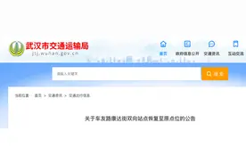 出行请注意！武汉这些公交站点有调整，涉多条公交线路图片