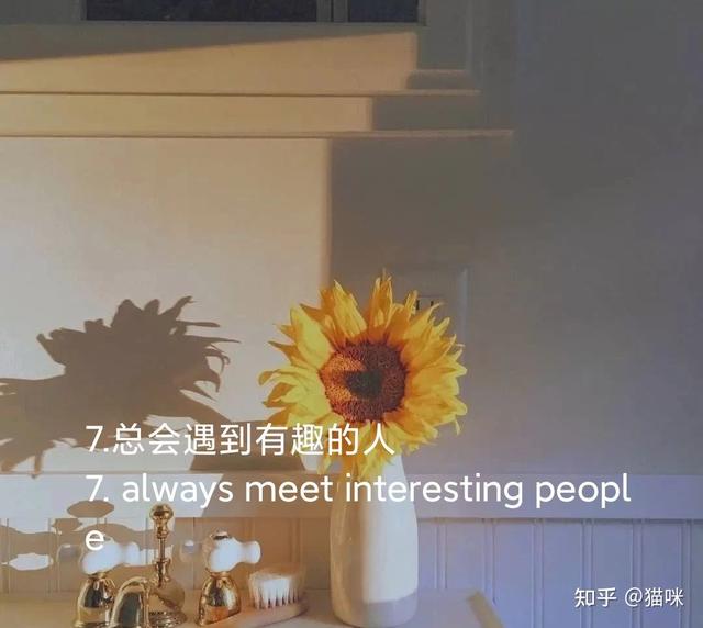 朋友圈文案|温柔美好的小句子|中英