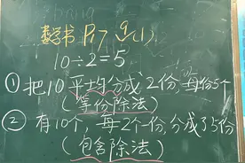 你会画图来表示除法的含义吗？图片