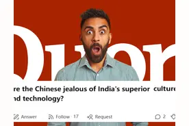 印度网友：中国人嫉妒印度优越的文化和技术吗？外国网友光速打脸图片