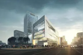 预计4月底竣工交付！宝山南大数智中心“双子塔”建设提档加速图片