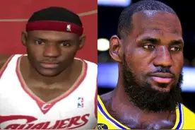 NBA 2K 中的明星：他们第一次进入2K的模型和现在的模型对比图片
