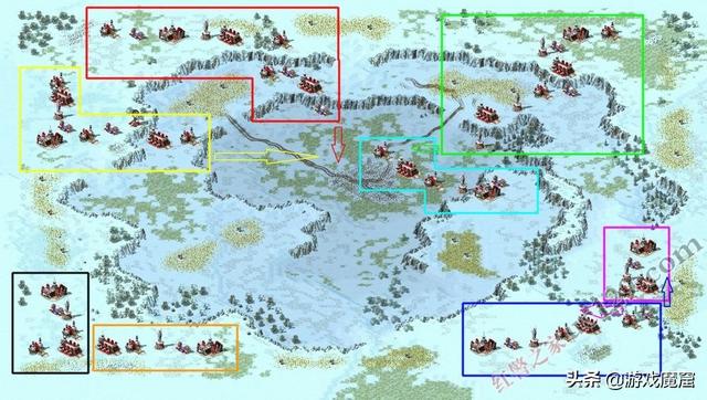 冰天雪地游戏攻略（红警2冰天雪地势力范围 单矿车双重工攻略）