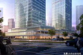 秦创原集成电路加速器（西安电子谷核心区）超高层总部大楼即将竣工交付图片