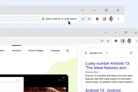 谷歌详解 Chrome 浏览器全新侧边栏：搜索更快更方便图片