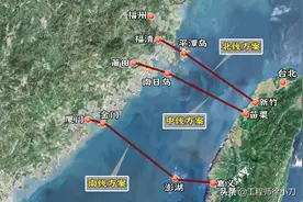 直通台湾省的台湾海峡图片