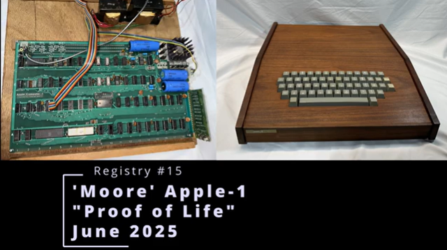 罕见苹果Apple-1电脑拍出47.5万美元高价，超预估价近60%