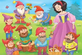 白雪公主的故事（短篇）格林童话故事 儿童睡前讲故事图片