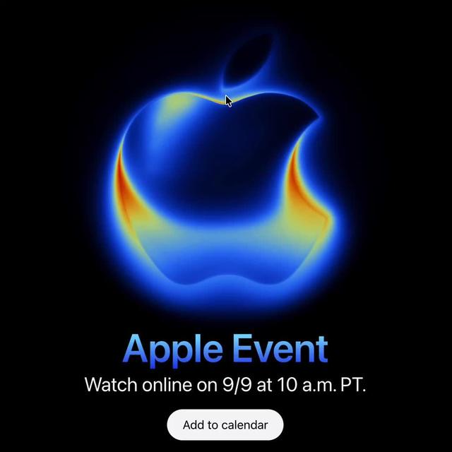 苹果官网为2025秋季新品发布会上线可交互Apple标志
