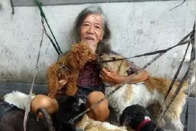 香港富二代继承遗产5000万，却挥霍一空，如今流落街头，与狗相伴图片