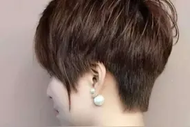 脸大脖子短适合什么发型？9款时尚干练的短发，显脸小又显脖子长图片