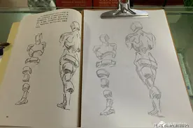 人体结构素描临摹五图片