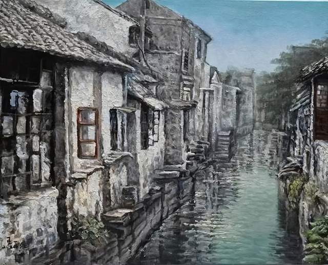 著名书画评论家 史峰丹青涵诗意 油画绘乡愁——记著名油画家王一丹青