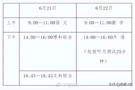 2022年河北中考6月21日至22日举行图片