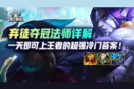 云顶S7弃徒夺冠法师详解，一天即可上王者的超强冷门答案图片