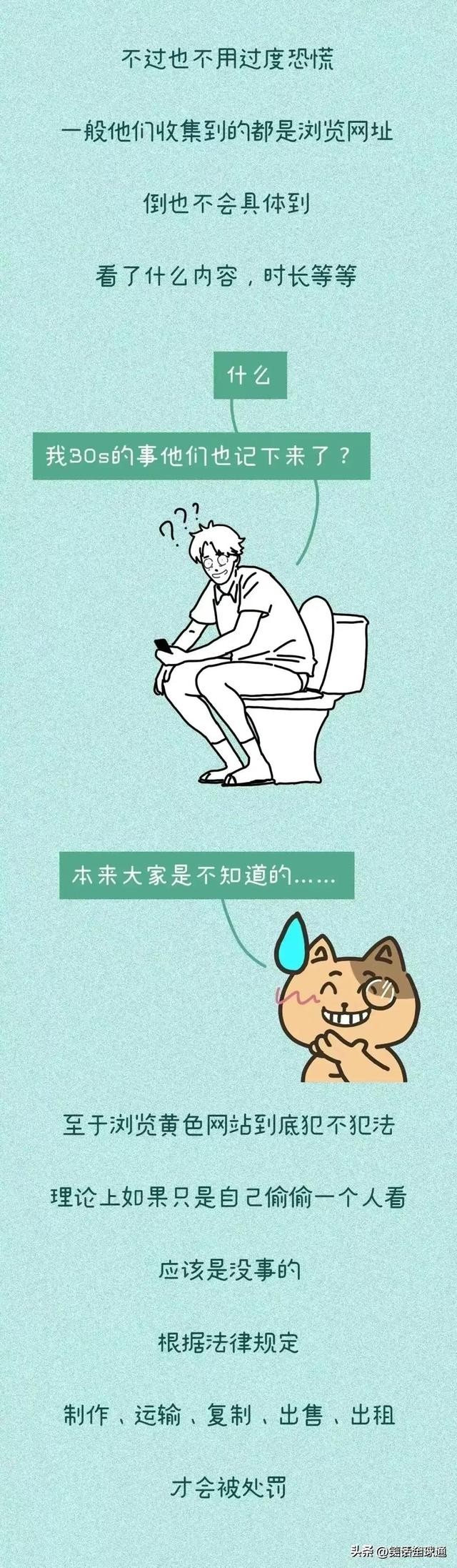 经常偷偷浏览色情网站，会被别人发现吗？(漫画)