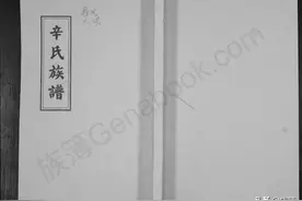 民国17年毛笔手抄山东辛氏族谱，记录1404年-1928年族员世系图片