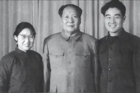 毛主席给孔令华夹菜，李敏故意调侃，毛主席：不劳动者不得食图片