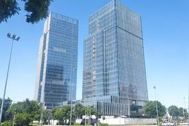 秦创原集成电路加速器（西安电子谷核心区）超高层总部大楼即将竣工交付图片