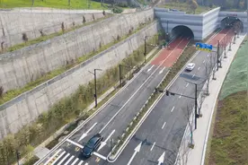 江北区建新西路四期长安厂段、江北城立交主线桥今日通车图片