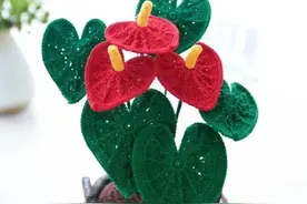 分享10款毛线钩针花束的编织图解，一针一线都极具美学，唯美动人图片