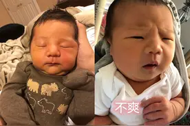 为啥婴儿出生后，看起来“苦大仇深”的样子？天使般的笑容去哪了图片