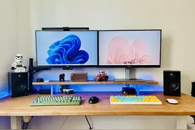 桌面升级计划：618搭建双屏无线办公桌面图片