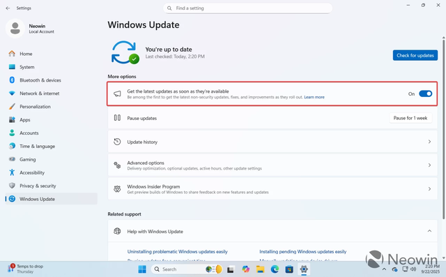 Win11学院：如何下载和安装Windows 11 25H2