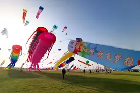 连续举办40届的潍坊国际风筝会，放飞的是想象力，展现的是包容度图片