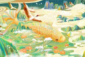 歪念山海经：九德之气孕育而生的天神，人身豹尾，守护一方太平图片