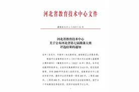 河北省第七届微课大赛结果公布图片