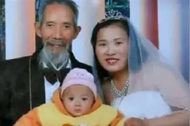 湖南26岁女孩为报恩，嫁给农村71岁老头为其生子，现状令人惋惜图片