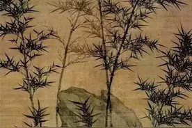 从元代至清朝的九位书画大家的写竹作品，看竹子画法图片
