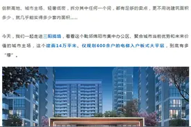 绵阳人终于等到了！建筑面积即套内面积？园艺山核心大平层有点“壕”图片