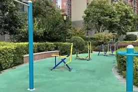 小区健身器材尴尬到极点！个人健身器材初体验图片