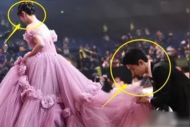 为何杨紫总被娱乐圈男星偏爱？肖战为她抬裙子，张一山不敢惹她图片