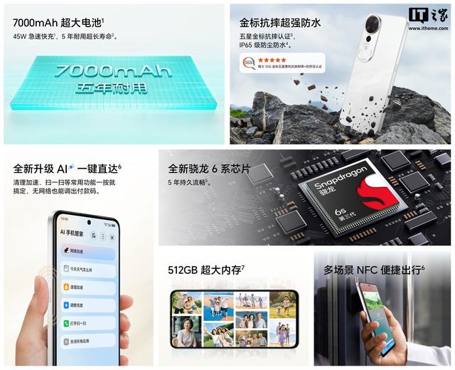 荣耀畅玩70m Plus手机发布：第三代骁龙6s，1599元起