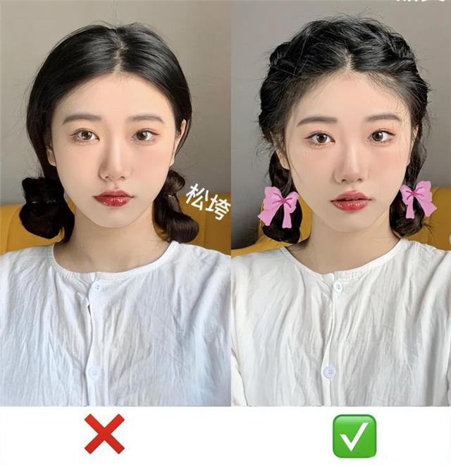 适合圆脸的发型扎法无刘海,既洋气又显脸小,最适合圆脸的4款扎发,你