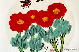花鸟新天•生机勃勃 | 孙泳新孙天一虎年新春合作小品欣赏图片