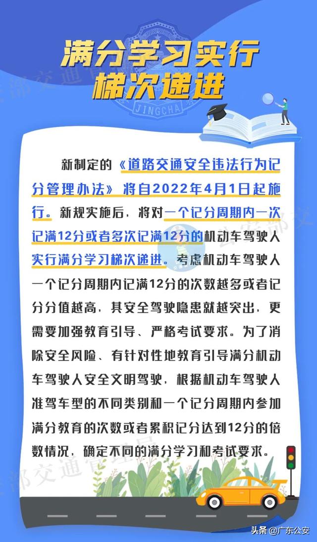 驾驶人请注意！记分规则有重大调整！6项新措施明天起实施