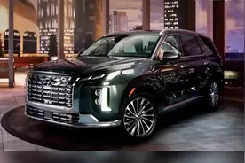 新款现代帕里斯帝曝光，外观很霸气，6/7座都有，搭载3.5L动力图片