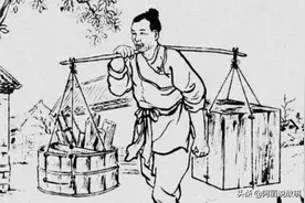 民间故事：卖油翁在寡妇家避雨，见她恸哭无泪，他撒黄豆逃过一劫图片