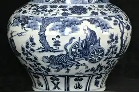 一个小小的元青花罐子，真的能够价值2吨黄金吗？图片