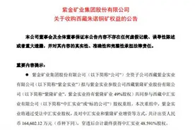 16.46亿元，紫金矿业相中的西藏朱诺铜矿，是个难啃的“骨头”图片