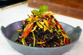 凉拌紫菜怎么做脆爽可口！夏季开胃好吃图片