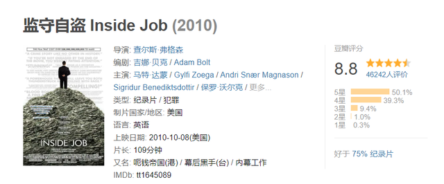 金融电影排行榜前十名（让你了解08年金融危机的3部经典电影）