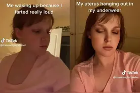 妙龄少女放超大响屁，竟然把子宫从身体里嘣了出来？（展开讲）图片