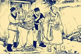 民间故事：管家贪财欲暗害老东家，大黄狗为报恩舍命护主人图片